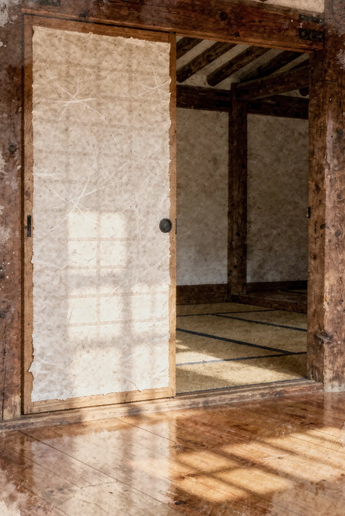 Behind the Paper Door