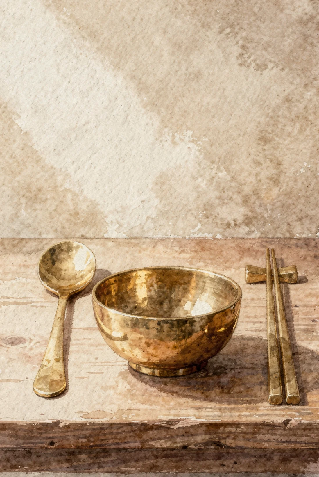 Three Pieces of Brass