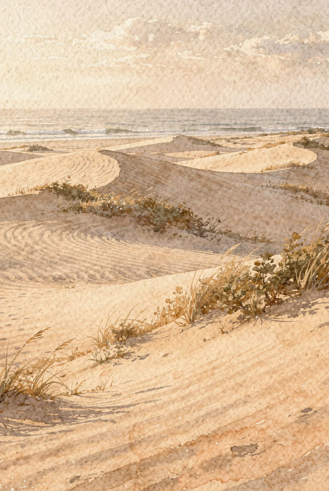 Ridges the Wind Built