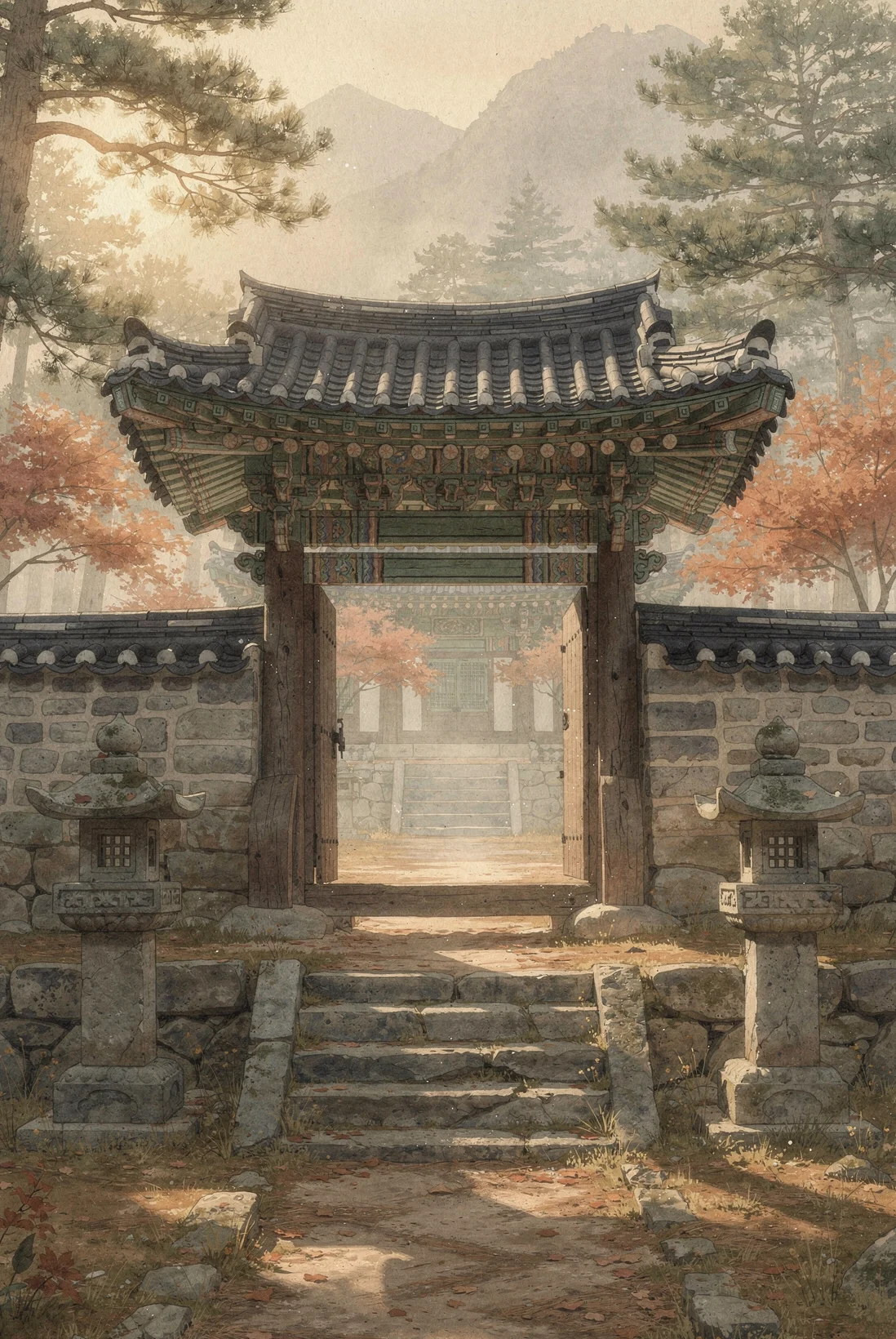 Open Gate at First Light