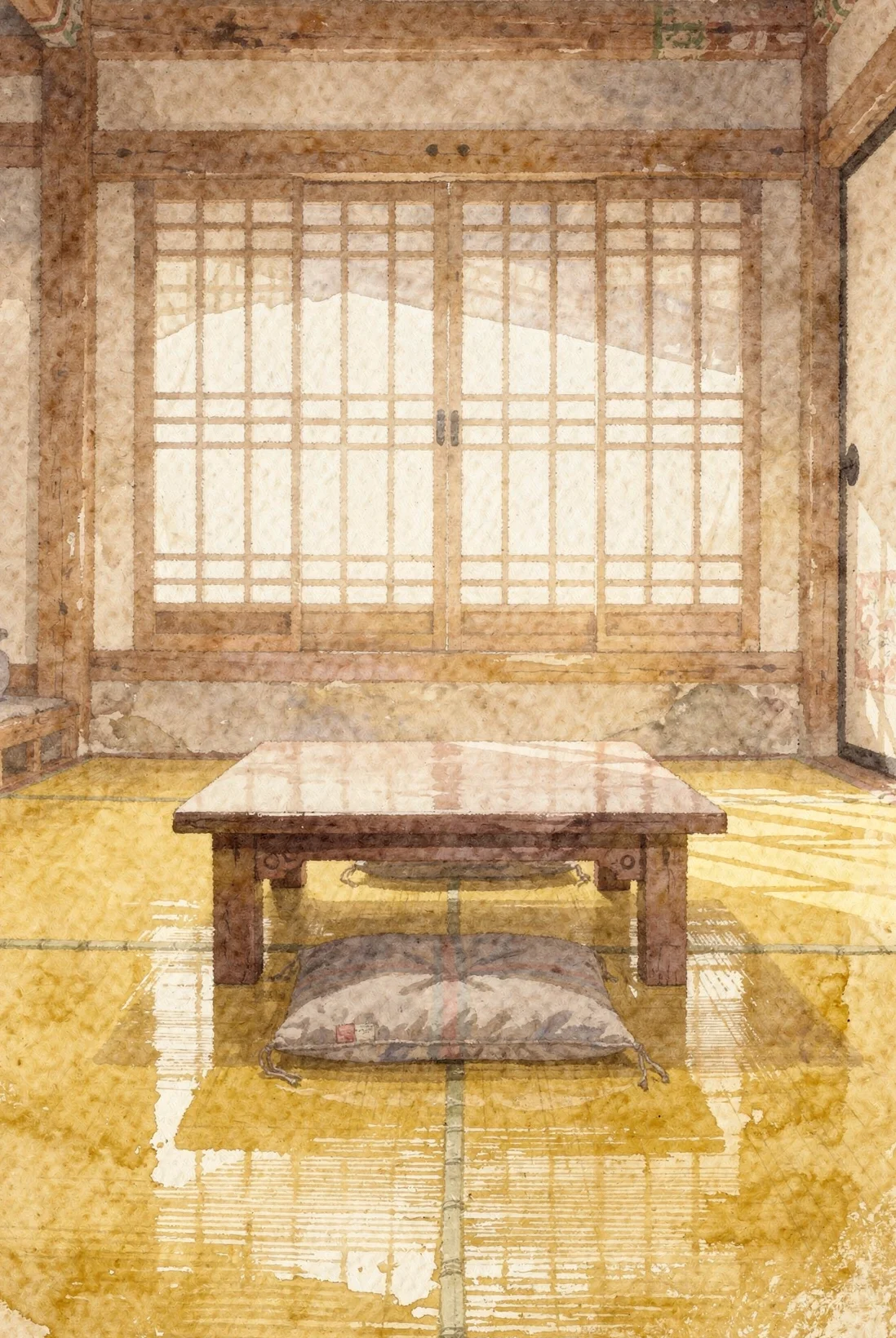 Light Across the Ondol Floor